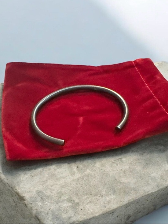 Other - Minimalist Silver-Tone Men's Cuff Bracelet - Open Bangle
2053